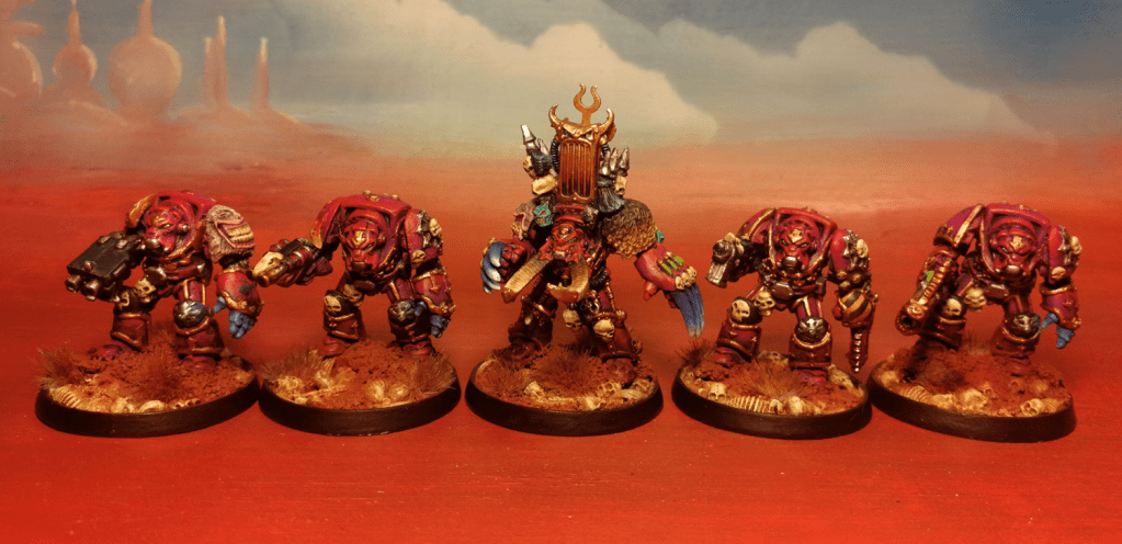 40k 2nd edition slaanesh chaos terminators