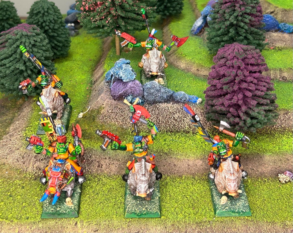40k 2nd edition space orks boar riders