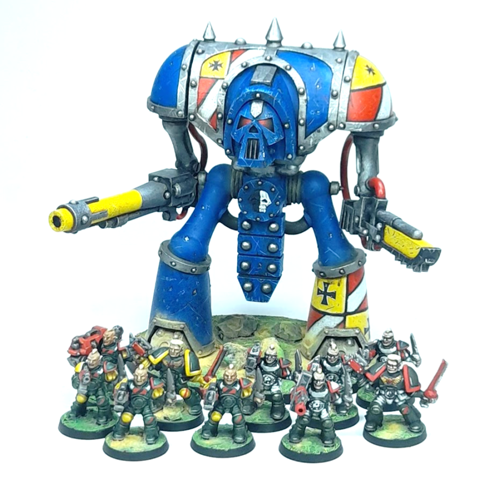 2nd edition 40k dark angel scouts, advanced space crusade scouts, epicast paladin knight