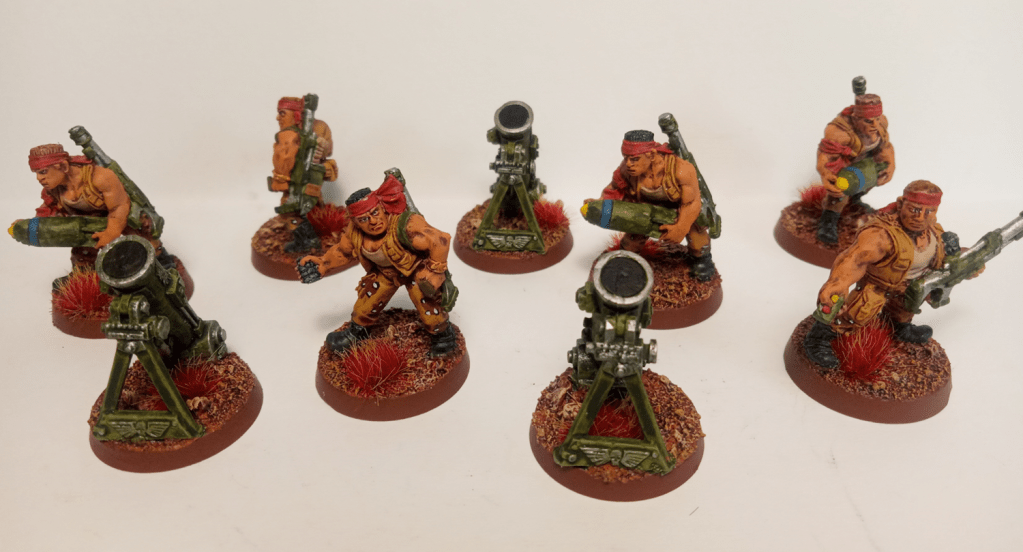 catachan jungle fighter mortars