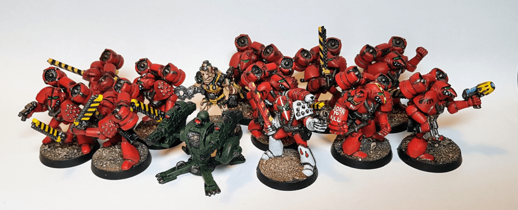 Rogue Trader blood angels and tarantula